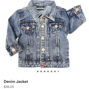 NWT!! Little Bipsy Denim Jacket